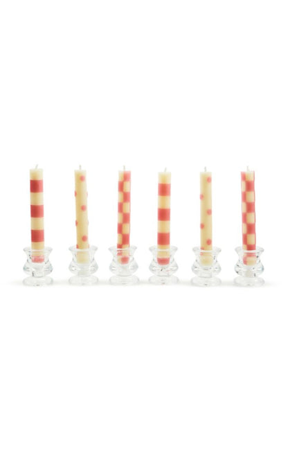 MINI DINNER CANDLES SET OF 6 (Multiple Styles)
