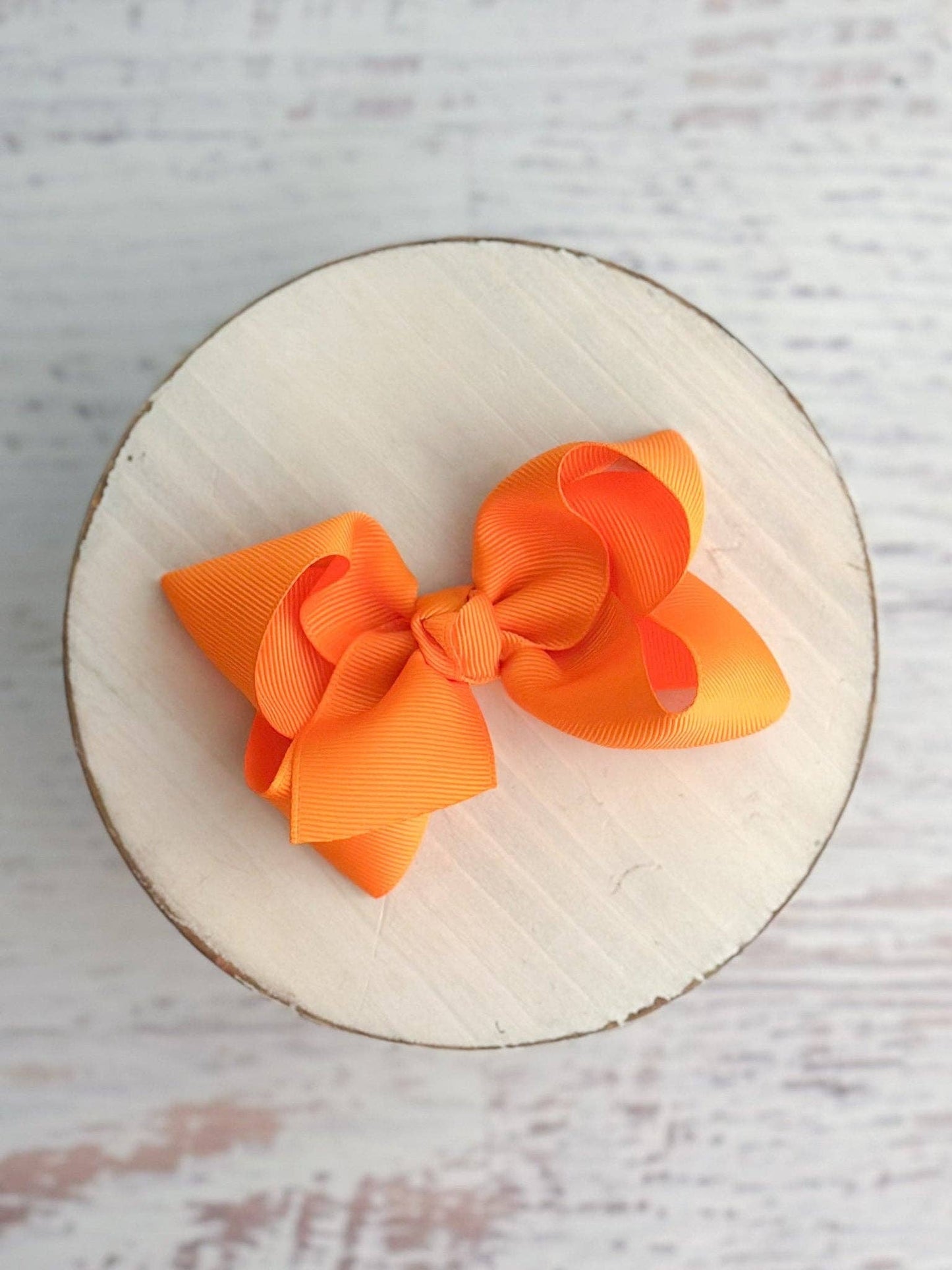 Hair Bow Essential Grosgrain Alligator Clip 4"