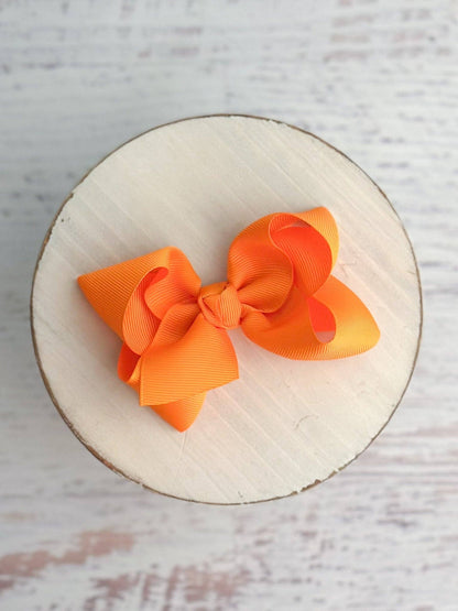 Hair Bow Essential Grosgrain Alligator Clip 4"