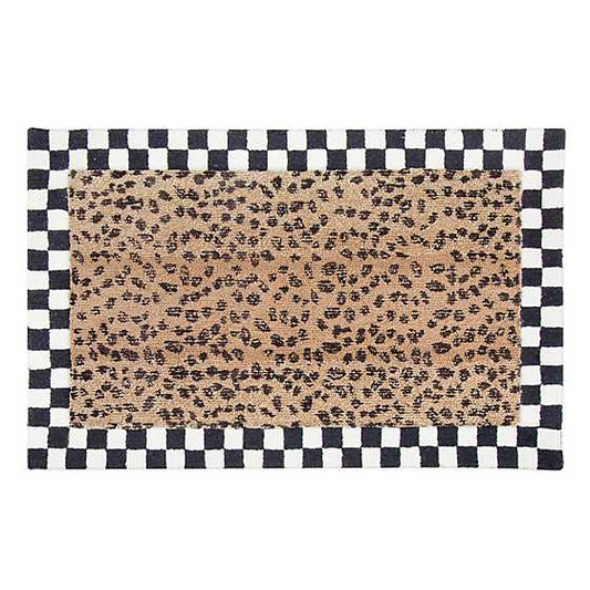 leopard rug