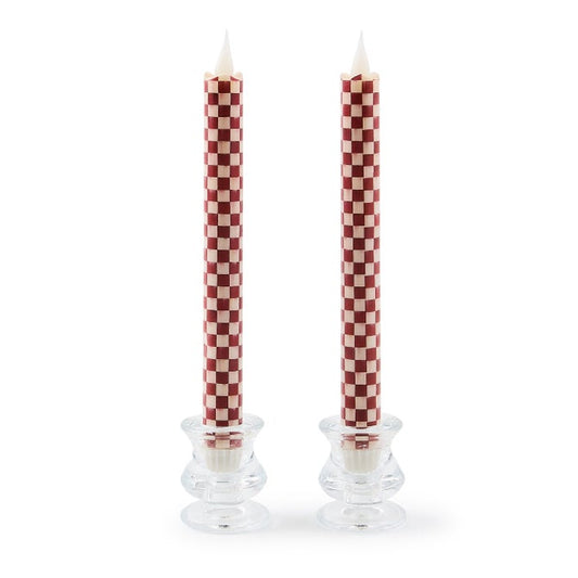 Candles Flameless Cherry Check