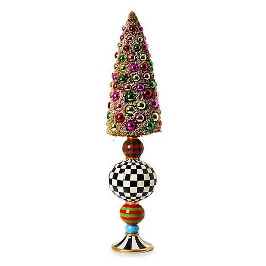 Pedestal Tree Granny Kitsch Large Bottle Brush