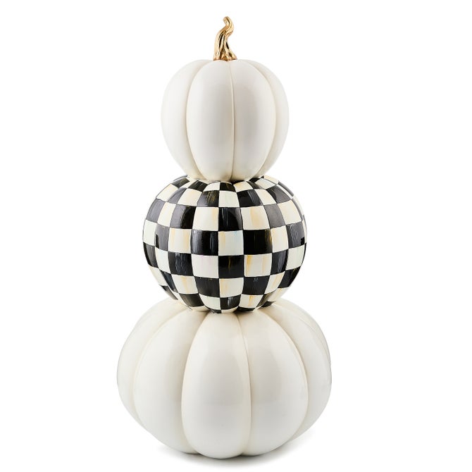 PUMPKIN STACKED COURTLY CHECK ILLUMINATED