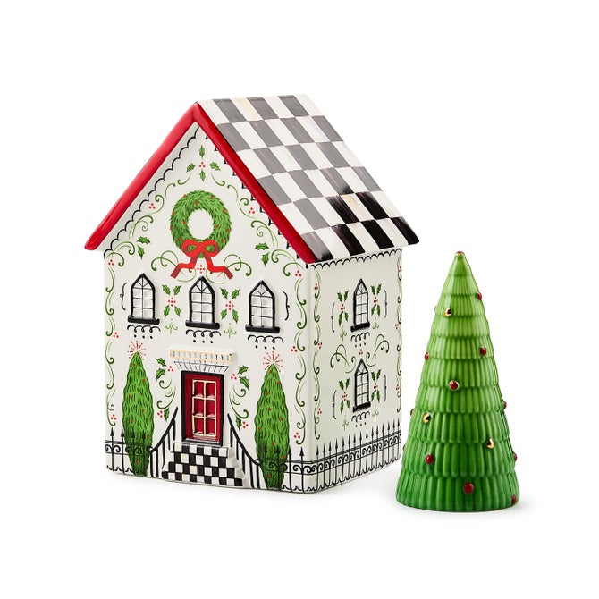 House Holly Village Illuminated Ceramic