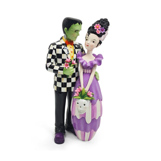 Mackenzie-Childs Frankie & Bride Glam 'o' ween Figurine