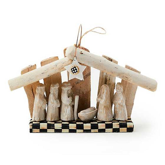 Nativity Farmhouse Holiday Wood
