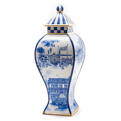 GINGER JAR ROYAL TOILE