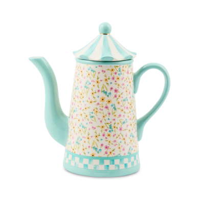 Teapot Posie Patch Ceramic