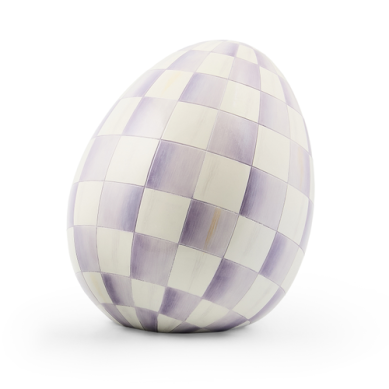 Egg Violet Check Small