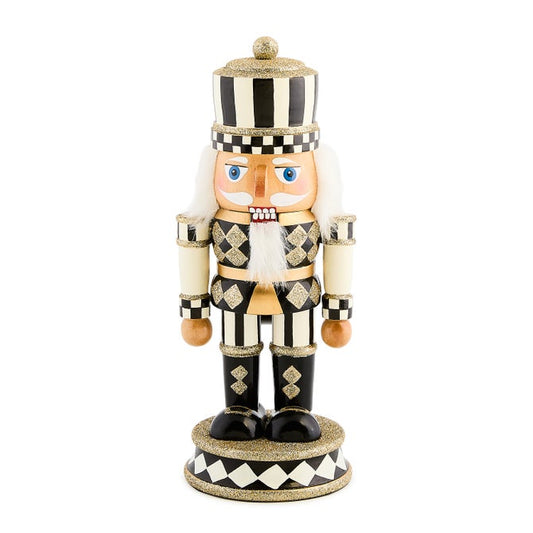 harlequin nutcracker black and gold 