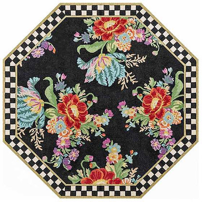 RUG FLOWER MARKET WASHABLE