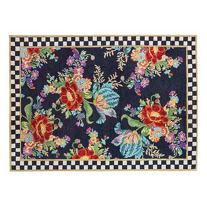 RUG FLOWER MARKET WASHABLE