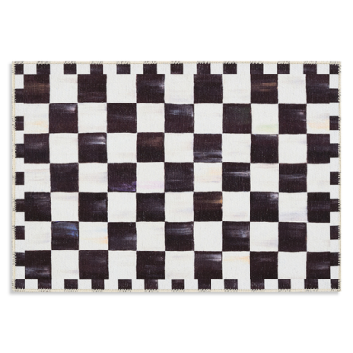 Mackenzie Childs Rug Check Washable 2x3