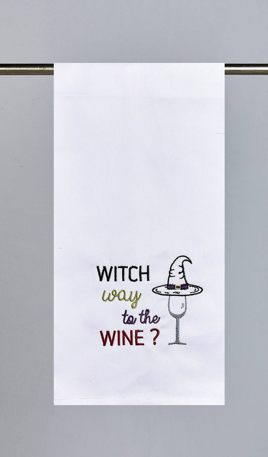 Towel Witch Way To The Wine Kitchen