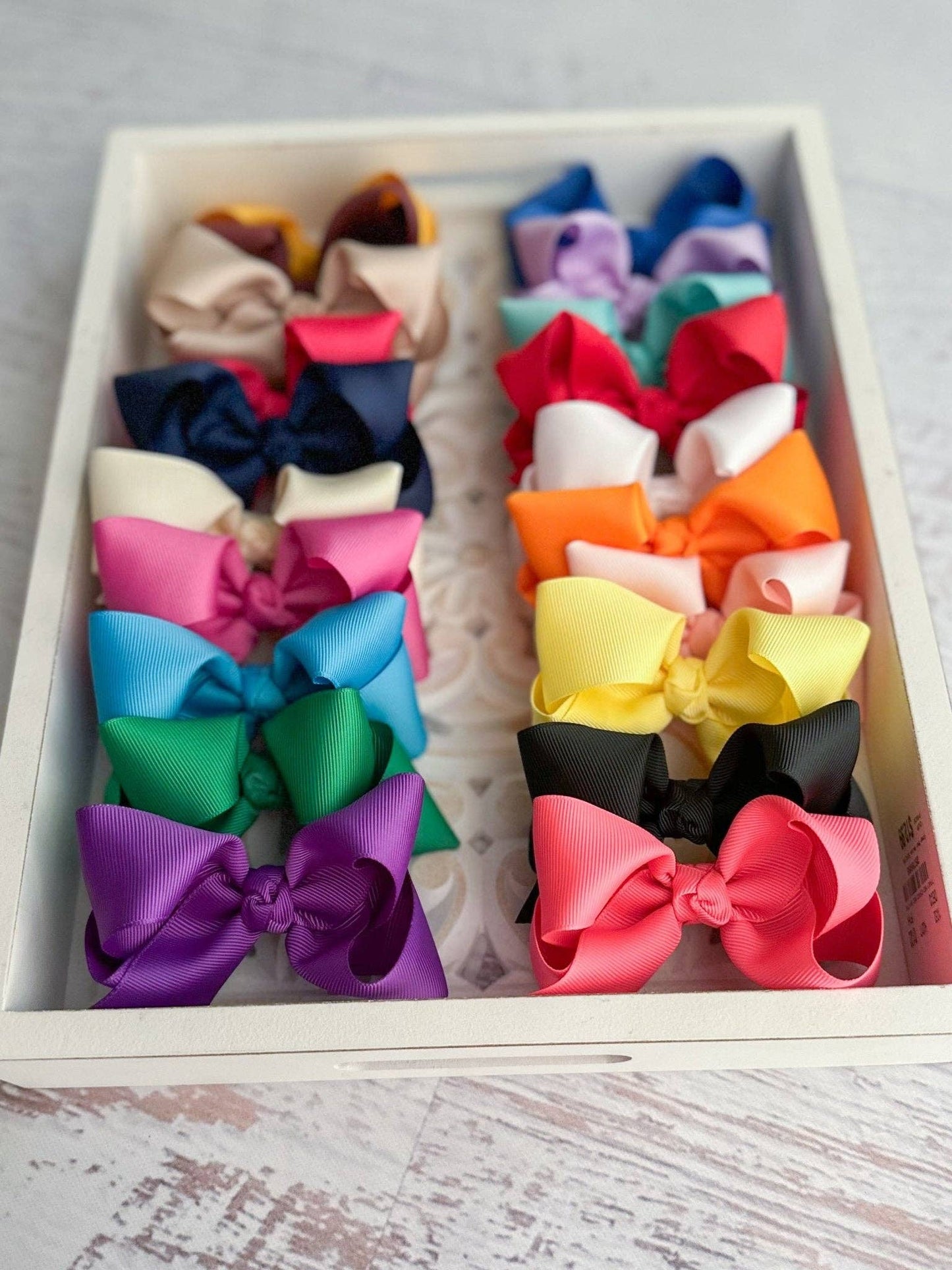 Hair Bow Essential Grosgrain Alligator Clip 4"