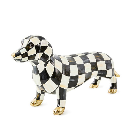 Dachshund  Courtly Check Figurine