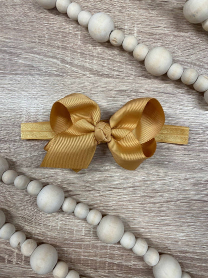 Hair Bow Essential Grosgrain - Headband - 4"