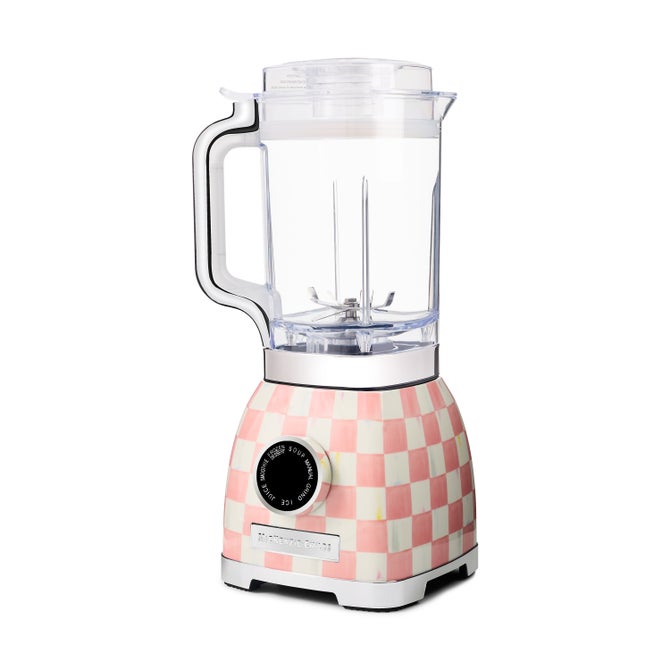 Mackenzie-Childs Blender Rosy Check