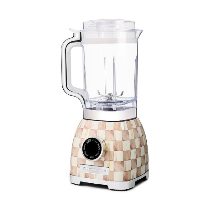 Mackenzie-Childs Blender Mocha Check