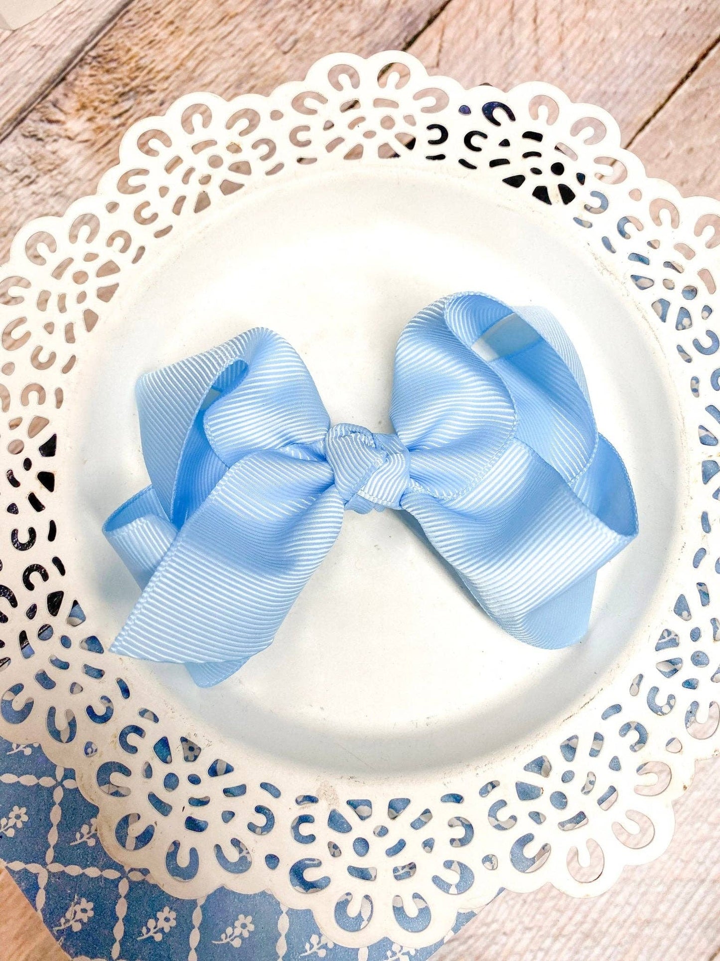 Hair Bow Essential Grosgrain Alligator Clip 4"