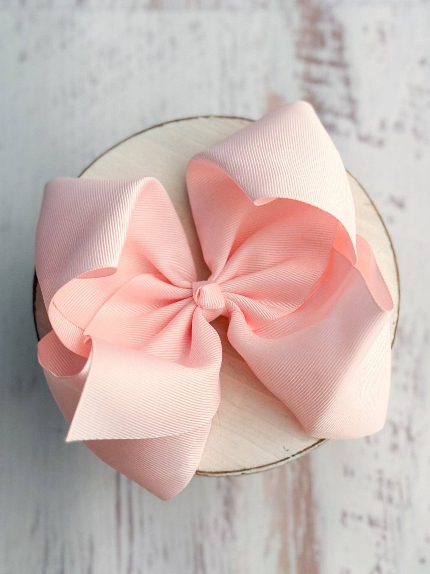 Hair Bow Texas Size Grosgrain Alligator Clip 6.5"