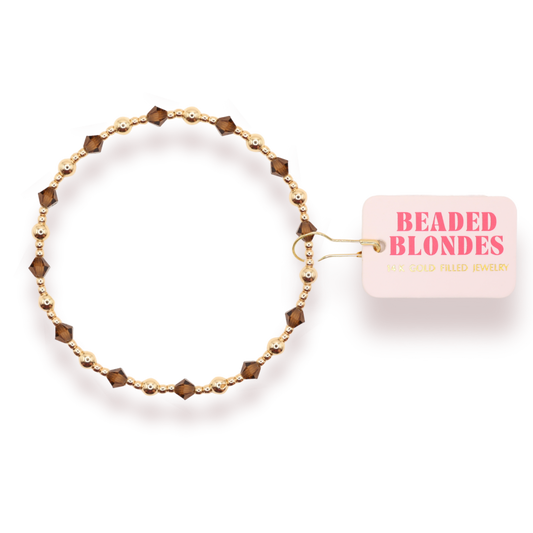 June Cocoa Brown Bracelet