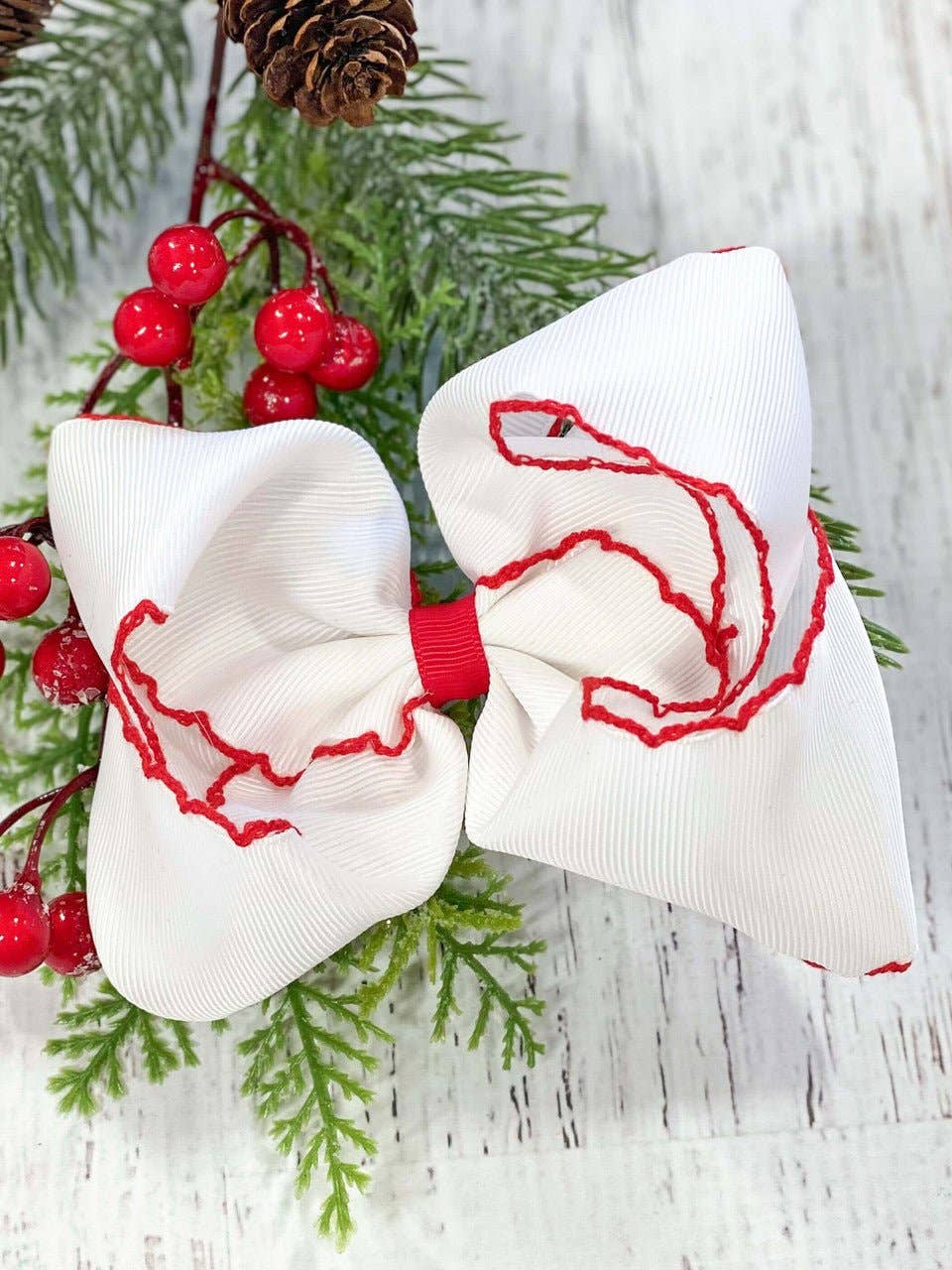 Hair Bows Classic Moonstitch Boutique Bows Girls Hair Accessories Clip or Headband