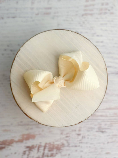 Hair Bow Essential Grosgrain Alligator Clip 4"