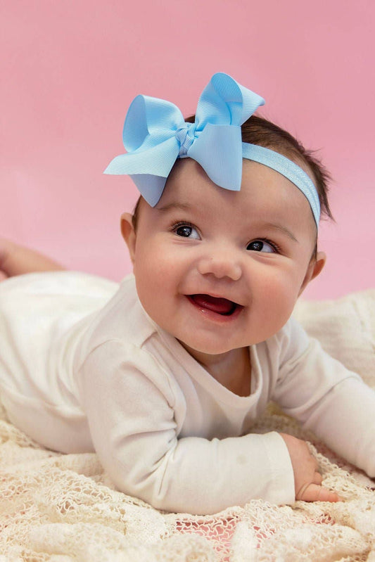 Hair Bow Essential Grosgrain - Headband - 4"