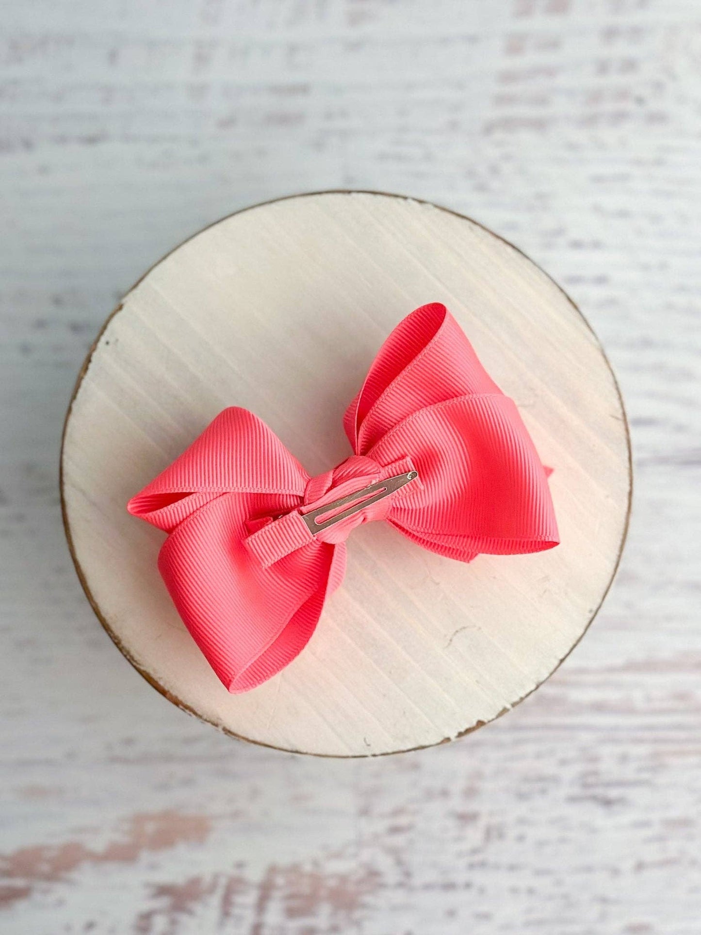 Hair Bow Essential Grosgrain Alligator Clip 4"