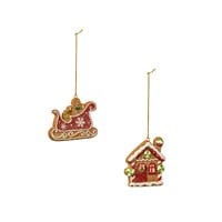 Ornament Gingerbread Baking Spirits Bright