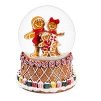 Water Globe Gingerbread Men