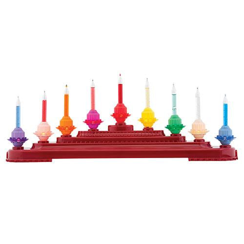 Bubble Light Candolier Holiday Splendor 9 Count
