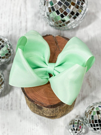 Hair Bow Classic Grosgrain Alligator Clip 4.5"