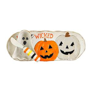 HALLOWEEN DIP AND TRAY SET