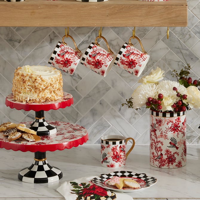 Mug Cardinal Toile