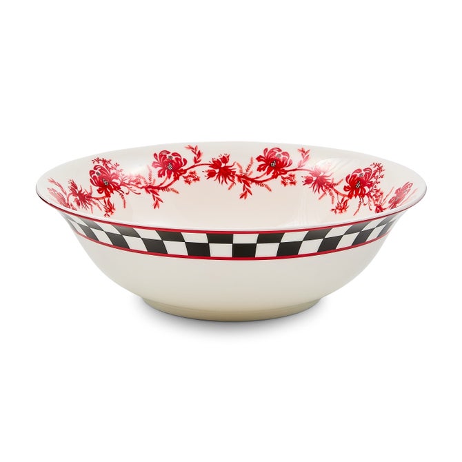 Serving Bowl  Cardinal Toile