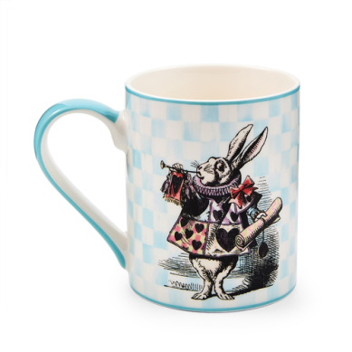 Alice in wonderland rabbit mug 
