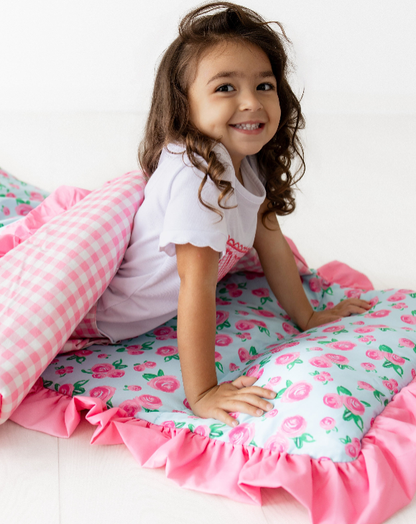 Nap Mat - Watercolor Roses Girls