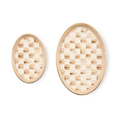 mocha check trinket dish 