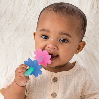 Teether Teensy Tubes™ Pink Rainbow