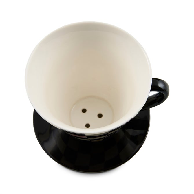 Mackenzie-Childs Coffee Pour Over Courtly Check