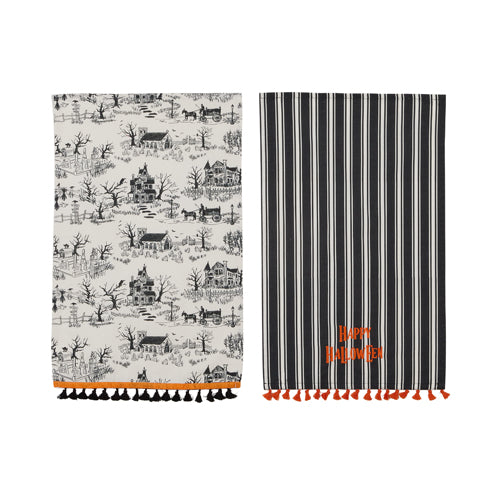 TEA TOWEL HALLOWEEN TOILE 26"