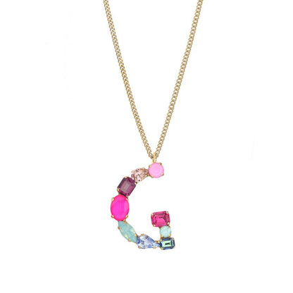 Monograms in Neon Necklace
