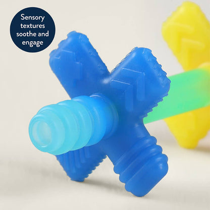 Teether Teensy Tubes™ Pink Rainbow