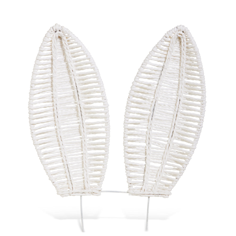 Bunny Ear Stake Pink Woven 16"