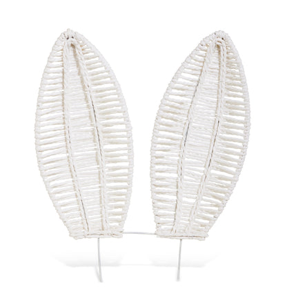 Bunny Ear Stake Pink Woven 16"