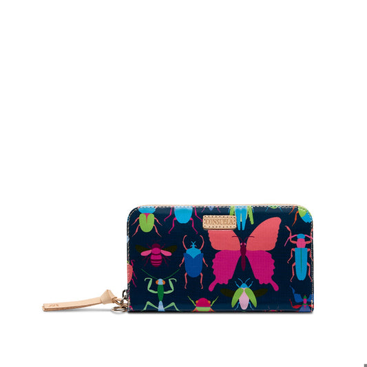 consuela wallet with butterflies 