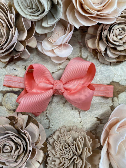 Hair Bow Essential Grosgrain - Headband - 4"