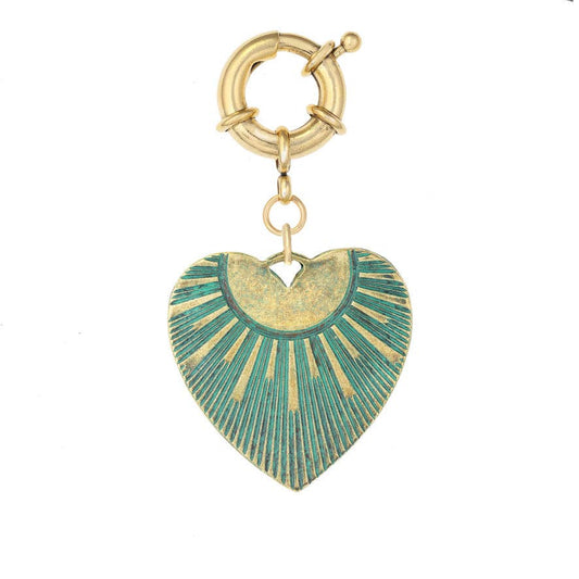Mint Heart Pendant